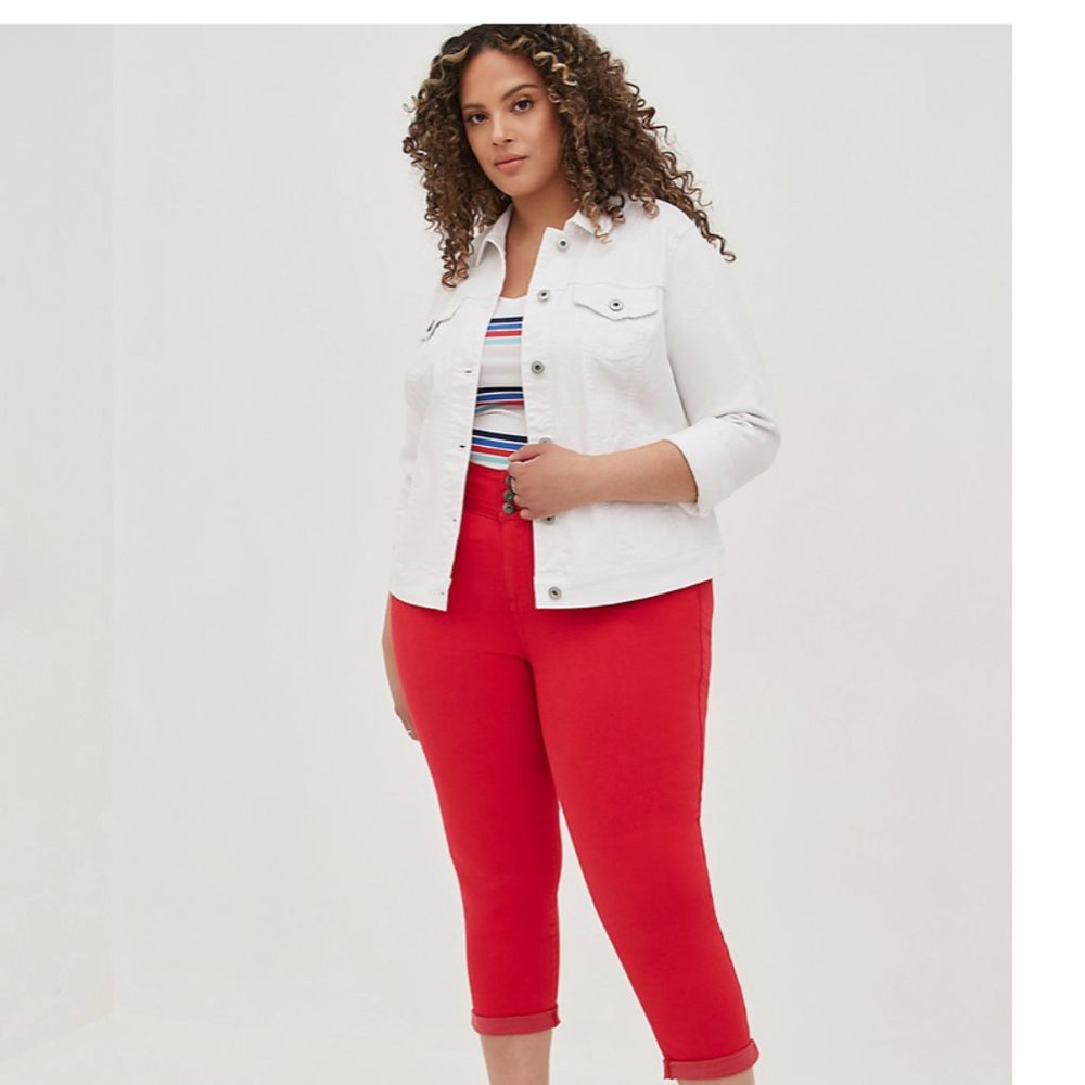 DENIM JACKET - WHITE